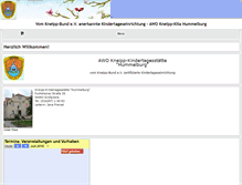 Tablet Screenshot of kneipp-hummelburg.de